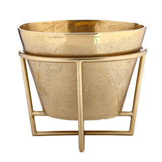 Medium Gold Aluminum Champagne + Wine Bucket
