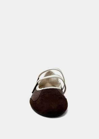 Salome-Brown Ballet Flats // SHUSHOP