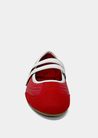 Salome-Red Ballet Flats // SHUSHOP