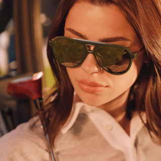 DIFF Tosca II Fairway Green Sunglasses