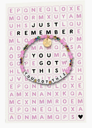 Little Words Project Bracelet Card - You Got This