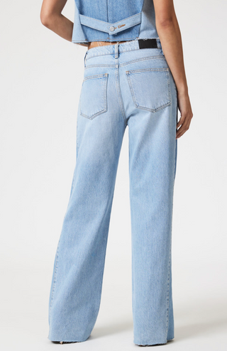 Mavi- Malibu Blocking Denim High Rise Loose Wide Leg Jeans