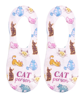 Cat Person Liner Socks