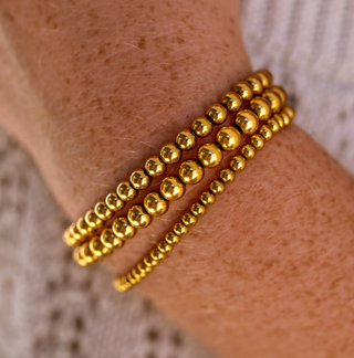 Alco-Seaside Stretch Bracelets- Gold