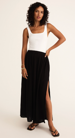 Z Supply Reina Airy Skirt - Black