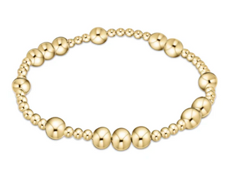 Hope Unwritten Gold Bead Bracelet / Enewton