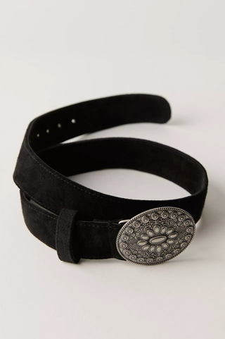 Free People Duchess Concho Belt- Black