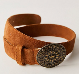 Free People Duchess Concho Belt- Cognac