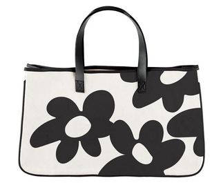 Canvas Pattern Tote - Flowers