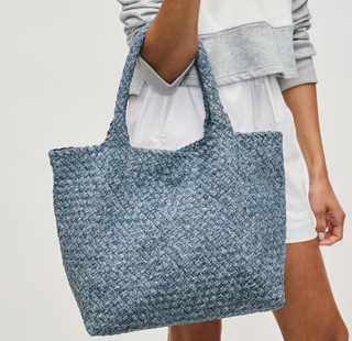 Sky's the Limit Medium Tote- Denim / Sol and Selene