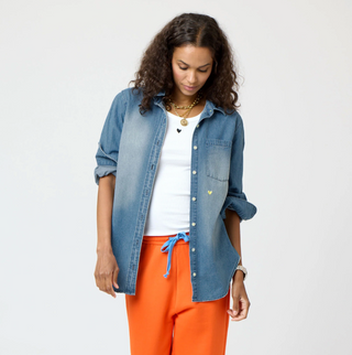Denim Shirt Lightweight - True Denim Tru / Kerri Rosenthal