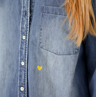 Denim Shirt Lightweight - True Denim Tru / Kerri Rosenthal