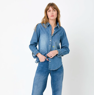 Denim Shirt Lightweight - True Denim Tru / Kerri Rosenthal