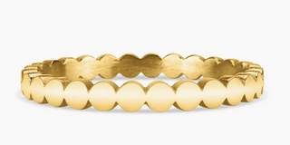 Samantha Flat Circle Stacking Ring / Gold