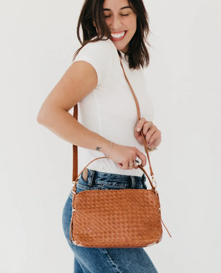 Harper Hobo Woven Shoulder Bag