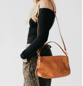 Harper Hobo Woven Shoulder Bag