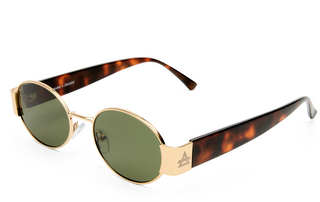 Mars II Sunglasses- Gold/Dark Tort- Aire