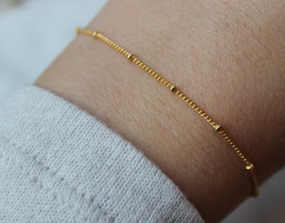 Gold Dew Drop Bracelet