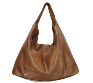Lindsey Tote Shoulder Bag / Cognac / Latico Leathers