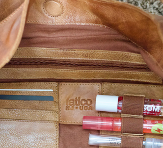 Lindsey Tote Shoulder Bag / Cognac / Latico Leathers