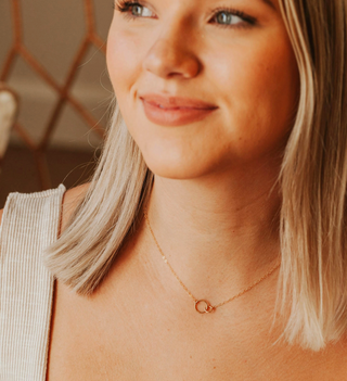 Tiny Links Necklace / Gold Filled / Hello Adorn
