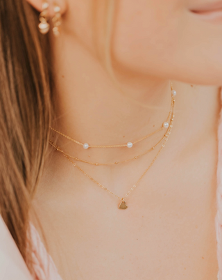 Tiny Heart Necklace / Gold Filled / Hello Adorn