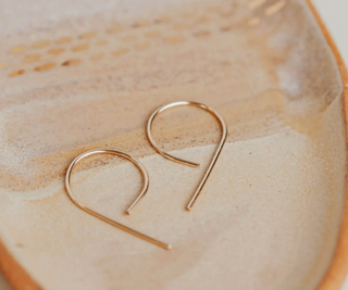 Mini Swoops Earrings / 14kt Gold / Hello Adorn