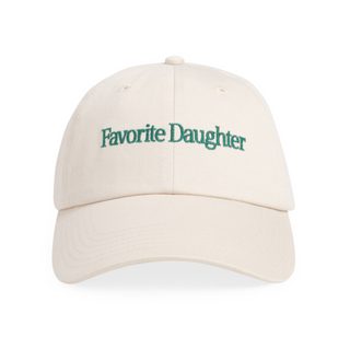 Favorite Daughter Classic Logo Baseball Hat / Khaki Green
