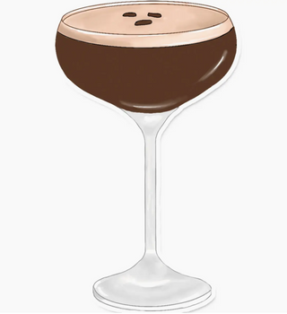 Espresso Martini Vinyl Sticker