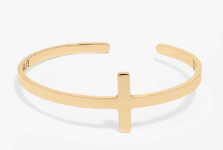 Stainless Steel Philippians 4:13 Cross Cuff