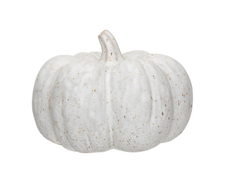 Large Pumpkin Stoneware Decor