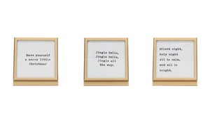 Holiday Small Frame Easel & Saying