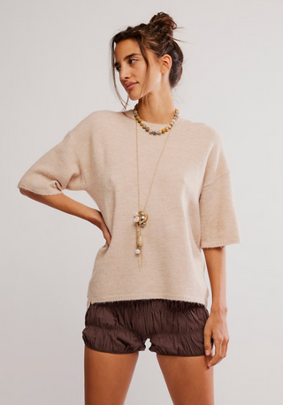 Margot Sweater Tee / Pearl Melange / Free People