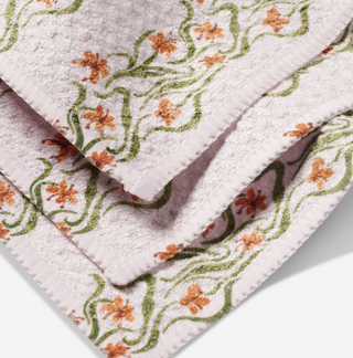 Floral Fall Stripe Dishcloth Set | Geometry