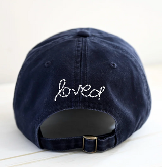 Baseball Hat Heart Patch - Indigo/White // Kerri Rosenthal
