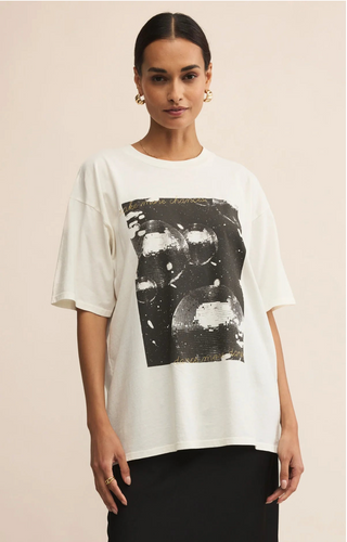 Dance More Dances City Tee - Sea Salt // Z Supply