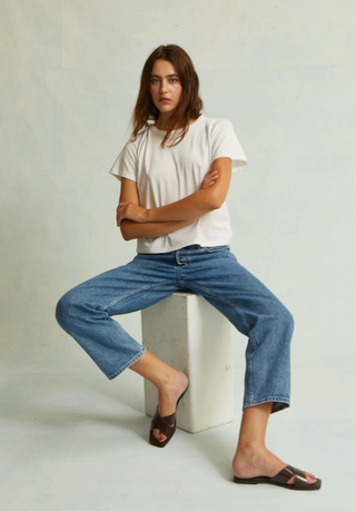 Marielle Classic Tee - White - Asher