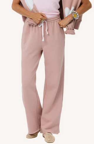 Weekend Barb Sweatpant - Mauve // Kerri Rosenthal
