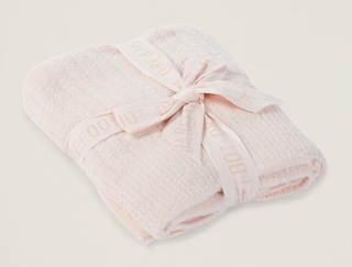CozyChic Lite® Ribbed Baby Blanket - Pink // Barefoot Dreams