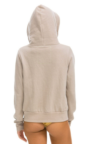 5 Stripe Classic Zip Hoodie - Sand/Tan // Aviator Nation