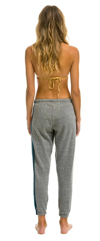 5 Stripe Sweatpants - Heather Grey // Aviator Nation