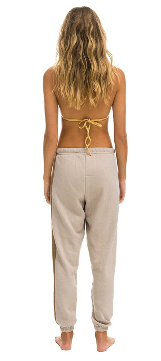 5 Stripe Sweatpants - Sand/Tan // Aviator Nation