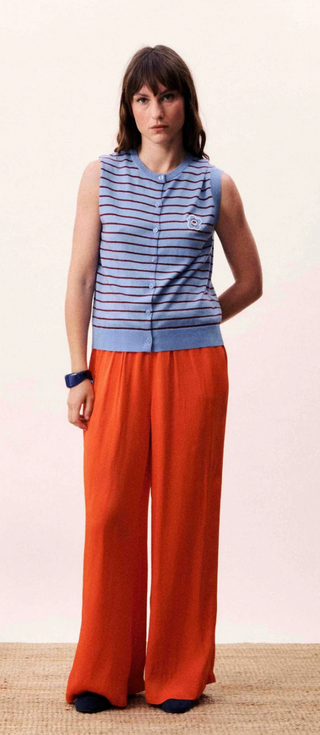 FRNCH-Ecume Pant-Rouge