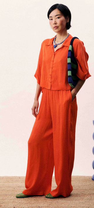 FRNCH-Ecume Pant-Rouge