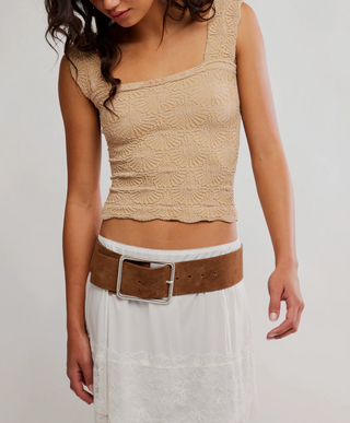 Love Letter Cami Top - Oat Latte // Free People