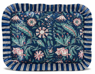 Washed Blue Cosmetic Bag