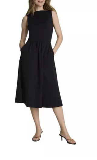 SPANX Spanxsmooth Jersey Halter Midi Dress Black