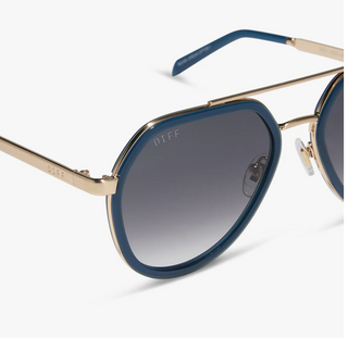 DIFF- Joey Clubhouse Blue + Brushed Gold Metal