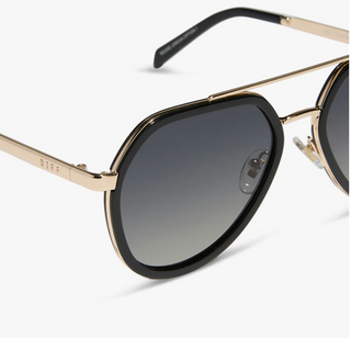 DIFF-Joey Black+ Gold Metal