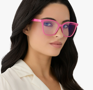 DIFF-Leah/+2.5 Bubblegum Pink Blue Light
